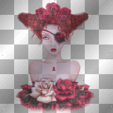 mejserr woman with roses