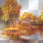 Landscape water trees