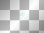 heart turquoise blue silver black