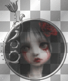 Chica emo triste