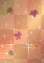 autumn leaves orange star glitter fill. ink.²u