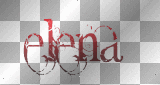 Elena red and black animated name [nermai]