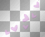 heart deco transparent pink scrap [1ֆ]