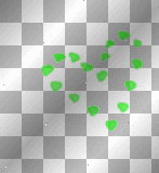 green black grey dotes lines