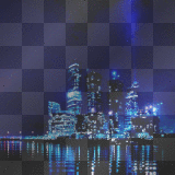 night city Moscow, Animated Glitter