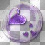 Bubble hearts background fantasy