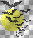 bats & moon - melarocks_stamps