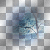 'twilight new moon' clouds dead tree. emo goth landscape bg.²u