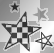 EMO ANIMATED BLACK DECO STARS EMO ANIMATED BLACK DECO STARS