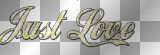 Just Love - gold text.²u