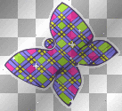 neon butterfly