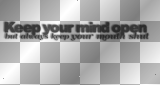 Keep your mind open but always your mouth shut (Let It Land by Tonight Alive black transparent quote) [nermai]