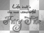Wordart overlay black fantasy fairy tale
