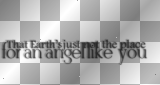 That Earth's just not the place for an angel like you (Amelia by Tonight Alive black transparent quote) [nermai]