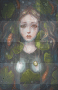 Fantasy sad Woman. Draw Animated. © 