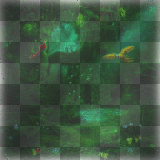 Magic Forest GREEN { Fantasy Landscape. BG. © 
