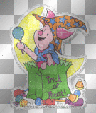Piglet at Halloween