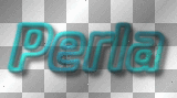 Perla Text In Blue Aqua And Silver Bii:Selena_Forever_11