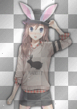 Anime Bunny Girl [Black Neon] ~XOXOAMI