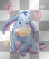 shy eeyore colt pink heart love toons²u