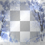 Background blue trees snow fantasy 