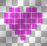 Heart.Font.Deco.Emo.Retro.Pink.White.Black.Gray.Dots.Circles.Background.Frame.Flashing.Animated.Cute.Girl[marnanda21]