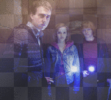 Neville, Ron and Hermione
