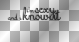 I'm sexy and I know it (LMFAO song black transparent quote) [nermai]