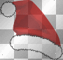 red-white santa claus hat ²u