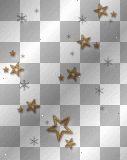 Stars gold overlay deco