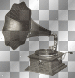 old record player