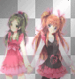 Anime girls girl pink - by melly040186