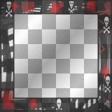 Emo frame skull animated