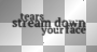 Tears stream down your face (Fix You by Coldplay black transparent quote) [nermai]