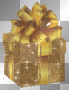 Animated Transparent Glitter Gift