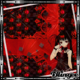 Red Black Goth