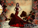 Lady in red