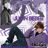 Justin Bieber  in Purple