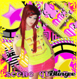 [• scene queen •] || pink and yellow ||