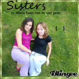 ♥ Me and my Sister sitting in the grass in my garden ♥ 27 July 2010 ♥