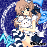 CuTe BlUe AnImE GiRl