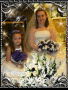 The bride and her flower girl