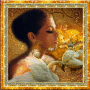 Lady with swans