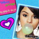 selly gomez bubble gum