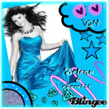 Selena in blue for aZara111
