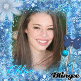 Chloe Bridges in Blue
