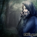 Woman in the forest