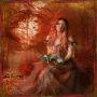 Autumn Lonely Girl 