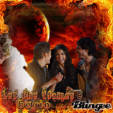 Let the flames Begin! [Paul Wesley, Nina Dobrev and Ian Somerhalder]