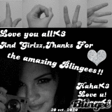 Love you All!<3 And thx for the amazing blingee for my B-day Today!!:)